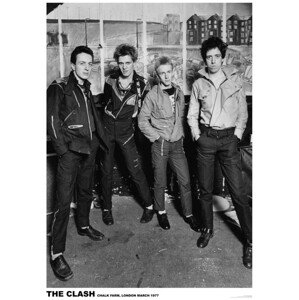 Plakát, Obraz - The Clash - London 1977, 59.4 × 84.1 cm