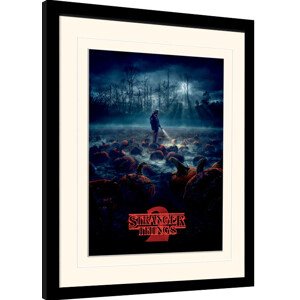 Obraz na zeď - Stranger Things - Pumpkin Patch, 34.3 × 44.5 cm