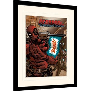 Obraz na zeď - Deadpool - Bang, 34.3 × 44.5 cm