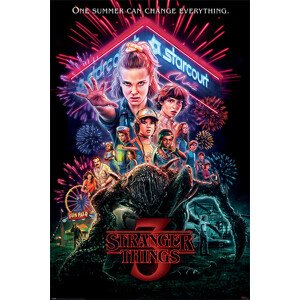 Plakát, Obraz - Stranger Things - Summer of 85, 61 × 91.5 cm