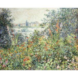 Obrazová reprodukce Flowers at Vetheuil; Fleurs a Vetheuil, 1881, Monet, Claude, 40 × 30 cm