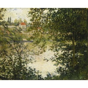 Obrazová reprodukce A View Through the Trees of La Grande Jatte Island, Monet, Claude, 40 × 32.8 cm