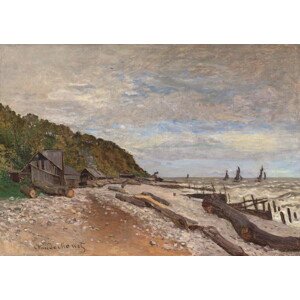 Obrazová reprodukce Boatyard Near Honfleur; Le Chantier de Petits Navires, pres de Honfleur, Monet, Claude, 40 × 30 cm