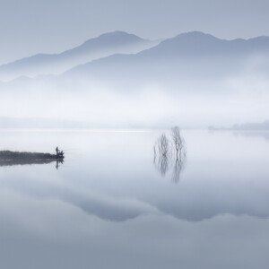 Fotografie Blue Silence, Jose Beut, 40 × 40 cm