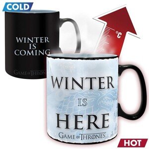 Měnící hrnek Hra o Trůny (Game of Thrones) - Winter is here, 0,46 l