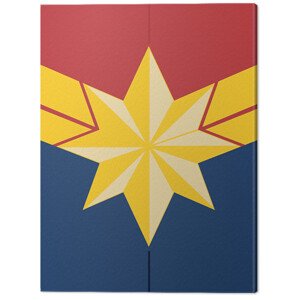 Obraz na plátně Captain Marvel - Emblem, 2 - 30×40 cm