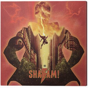 Obraz na plátně Shazam - Shake The Heavens, 2 - 40×40 cm