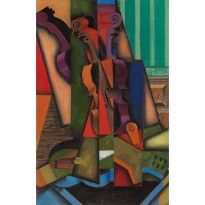 Obrazová reprodukce Violin and Guitar, 1913, Gris, Juan, 26.7 × 40 cm