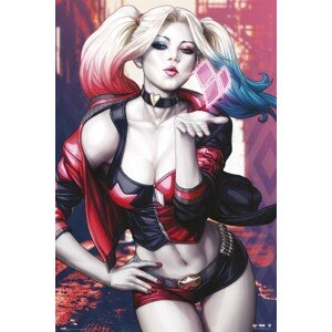 Plakát, Obraz - Harley Quinn - Kiss, 61 × 91.5 cm