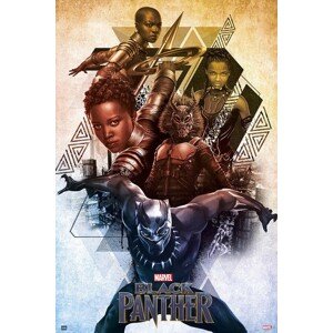 Plakát, Obraz - Marvel - Black Panther, 61 × 91.5 cm