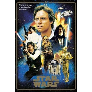 Plakát, Obraz - Star Wars - 40. výročí, 61 × 91.5 cm