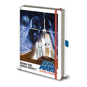 Zápisník Star Wars - Action Figures, A5