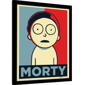 Obraz na zeď - Rick & Morty - Morty Campaign, 34.3 × 44.5 cm
