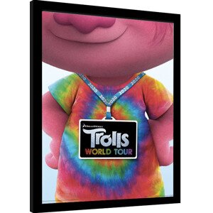 Obraz na zeď - Trollové: Světové turné - Backstage Pass, 34.3 × 44.5 cm