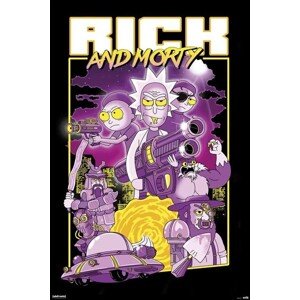 Plakát, Obraz - Rick & Morty - Characters, 61 × 91.5 cm