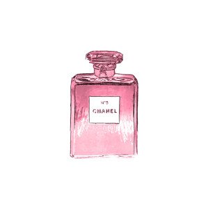 Ilustrace Chanel No.5, Finlay & Noa, 30 × 40 cm