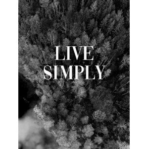 Ilustrace Live simply, Finlay & Noa, 30 × 40 cm