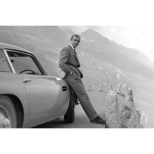 Plakát, Obraz - James Bond - Connery & Aston Martin, 91.5 × 61 cm