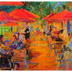 Obrazová reprodukce Le Jardin des Tuileries, Graham, Peter, 40 × 40 cm
