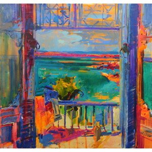 Obrazová reprodukce Balcon de Paradis, Graham, Peter, 40 × 40 cm