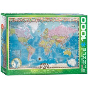 Puzzle Map of the World, 1000 ks