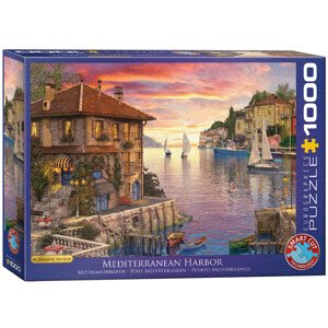 Puzzle Mediterranean Harbor, 1000 ks