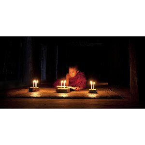 Fotografie Night Reading, Marcus Lee, 40 × 20 cm