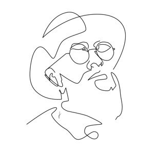 Ilustrace Barbo, Hugo Jurčík, 40 × 40 cm