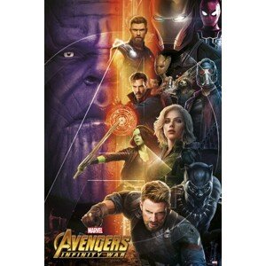 Plakát, Obraz - Avengers: Infinity War, 61 × 91.5 cm