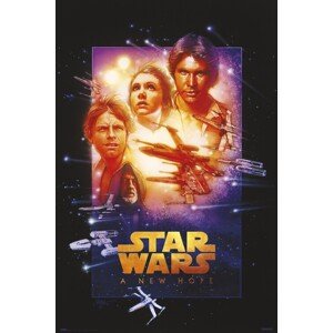 Plakát, Obraz - Star Wars: Epizoda IV - Nová naděje, 61 × 91.5 cm