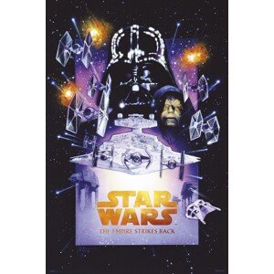 Plakát, Obraz - Star Wars: Epizoda V - Impérium vrací úder, 61 × 91.5 cm