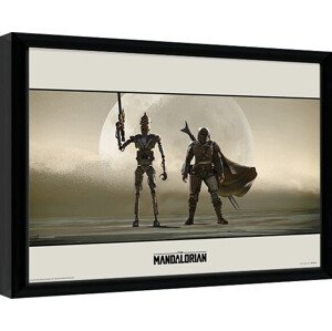 Obraz na zeď - Star Wars: The Mandalorian - Duo, 44.5 × 34.3 cm