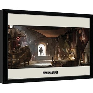 Obraz na zeď - Star Wars: The Mandalorian - Entrance, 44.5 × 34.3 cm