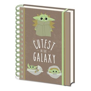 Zápisník Star Wars: The Mandalorian - Cutest In The Galaxy, A5