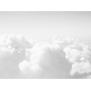Ilustrace Black and white clouds, Finlay & Noa, 40 × 30 cm