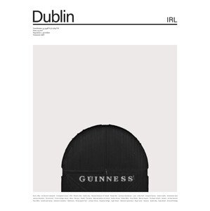 Ilustrace City Dublin 1, Finlay & Noa, 30 × 40 cm