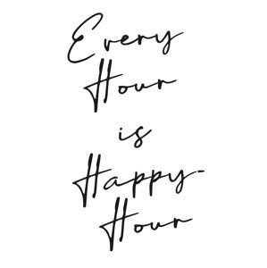 Ilustrace Every hour is happy hour, Finlay & Noa, 30 × 40 cm