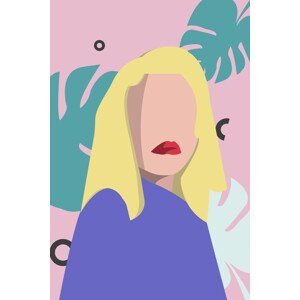 Ilustrace Blond, MadKat, 26.7 × 40 cm