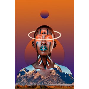 Ilustrace earthgoddess, MadKat, 26.7 × 40 cm