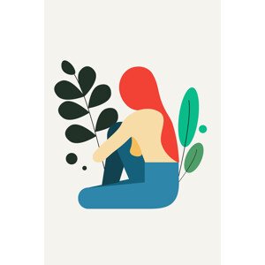 Ilustrace girl, MadKat, 26.7 × 40 cm