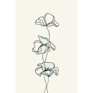 Ilustrace whiteflowers, MadKat, 26.7 × 40 cm