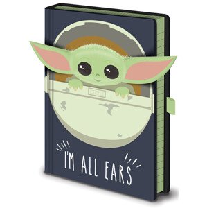 Zápisník Star Wars: The Mandalorian - I‘m All Ears Cribs, A5