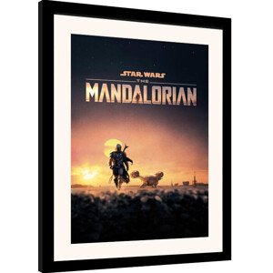 Obraz na zeď - Star Wars: The Mandalorian, 34.5 × 44.3 cm