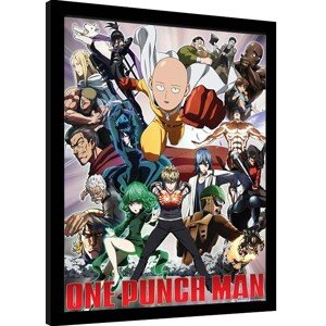 Obraz na zeď - One Punch Man - Heroes And Villains, 34.3 × 44.5 cm
