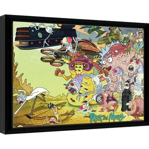Obraz na zeď - Rick & Morty - Creature Barrage, 40 × 30 cm