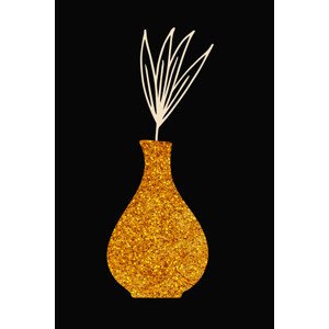 Ilustrace golden vase, MadKat, 26.7 × 40 cm