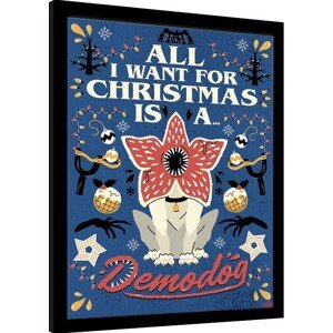 Obraz na zeď - Stranger Things - All I Want For Christmas, 34.3 × 44.5 cm