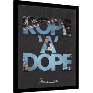 Obraz na zeď - Muhammad Ali - Rope A Dope, 34.3 × 44.5 cm