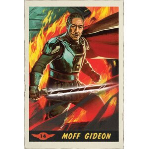 Plakát, Obraz - Star Wars: The Mandalorian - Moff Gideon Card, 61 × 91.5 cm