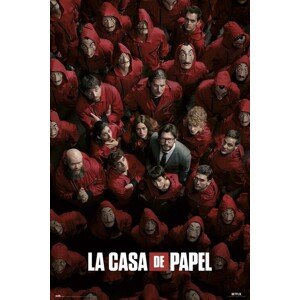 Plakát, Obraz - Money Heist (La Casa De Papel), 61 × 91.5 cm
